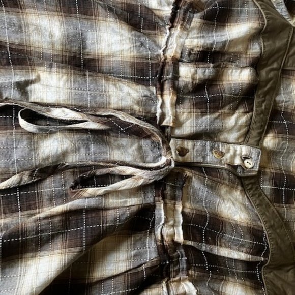 Unique Plaid Baby Doll Dress With Pockets - Picture 4 of 9